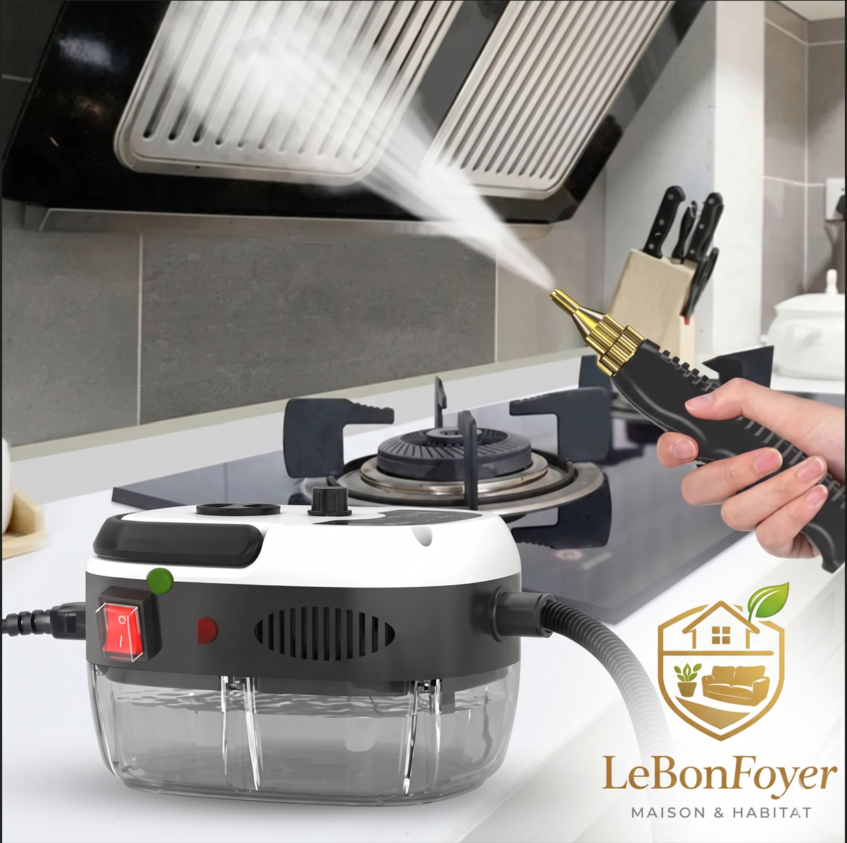 جهاز التنظيف بالبخار المحمول عالي الضغط | قاهر الدهون والأوساخ